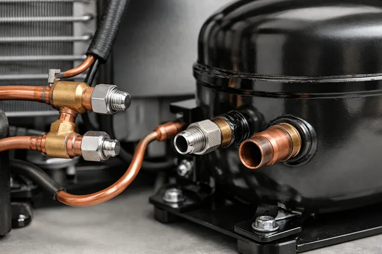 بررسی سازگاری موتور یخچال با اتصالات و لوله کشی سیستم سرمایش