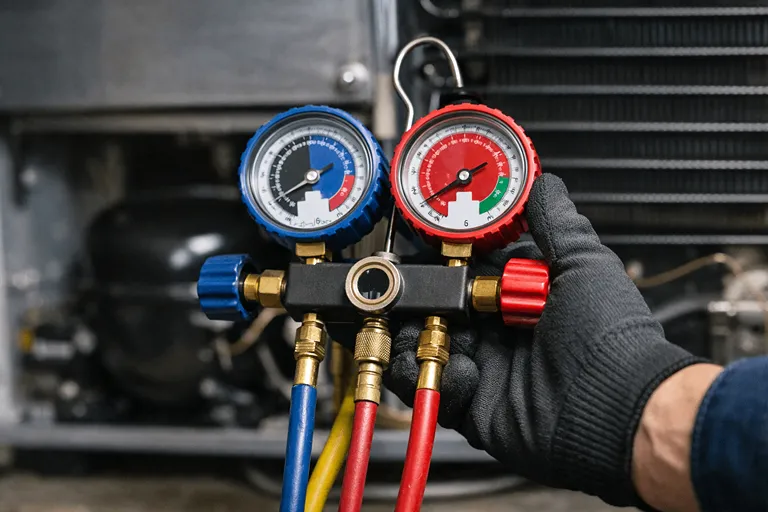 نشانه های کمبود گاز یخچال و بررسی فشار سیستم