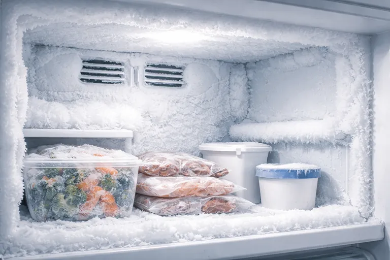 برفک و یخ زدگی فریزر و ارتباط آن با بوق زدن یخچال