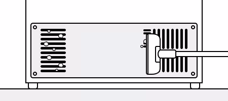 تمیز کردن پشت یخچال