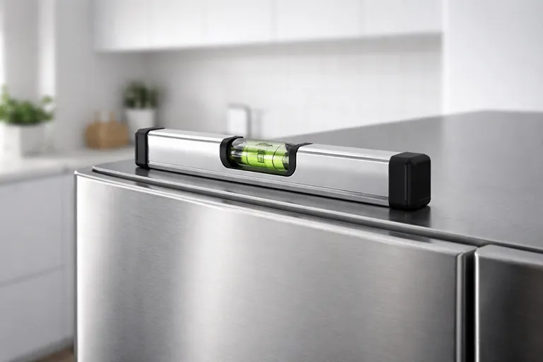 تراز کردن یخچال برای رفع مشکل بسته نشدن درب یخچال