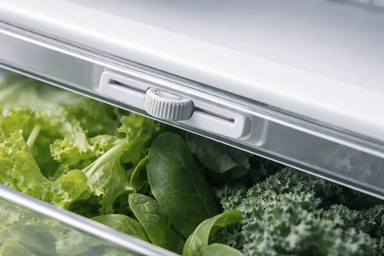 تنظیم رطوبت کشوی میوه و سبزی برای جلوگیری از یخ زدگی