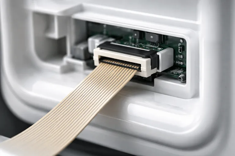 خرابی فلت یا سوکت علت کار نکردن صفحه نمایش یخچال