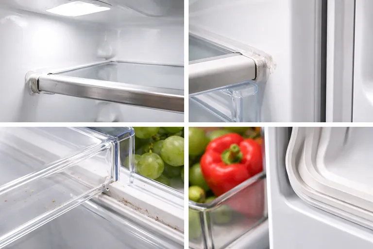 نقاط پنهان داخل یخچال که باعث بوی بد یخچال می شوند