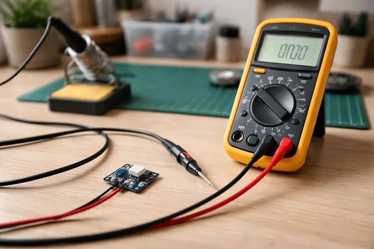 تست سنسور دما با مولتی متر برای عیب یابی ارور HRS یخچال