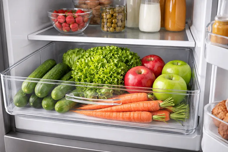 مشکل یخ زدن میوه و سبزیجات در یخچال و محل صحیح نگهداری