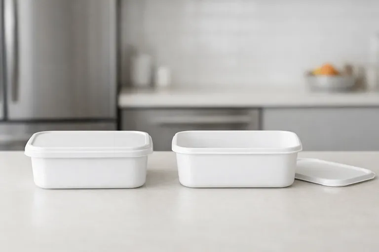 کاهش رطوبت داخل یخچال با استفاده از ظروف دردار