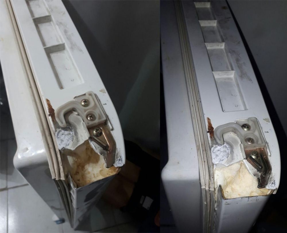 خرابی لولا درب یخچال