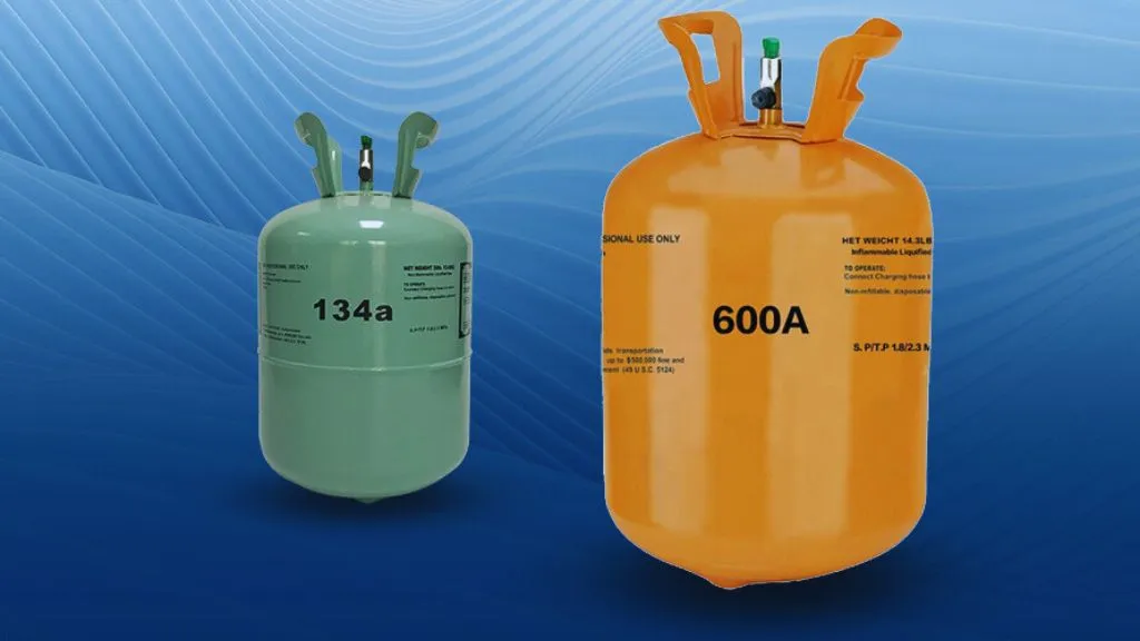 r600a و r134a