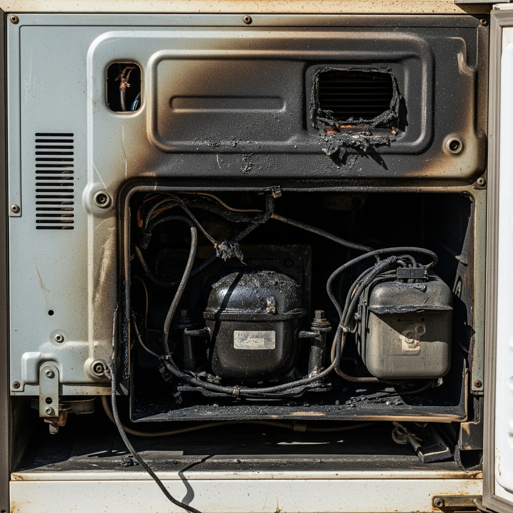 سوختن کمپرسور