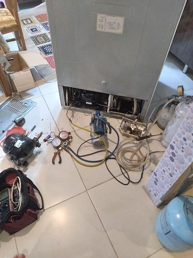 خدمات تعویض و تعمیر موتور یخچال