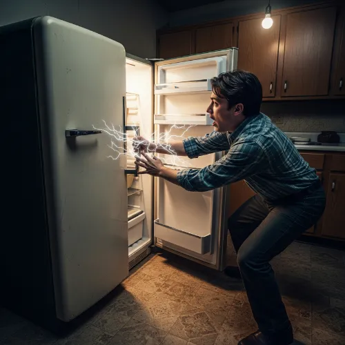 برق بدنه یخچال