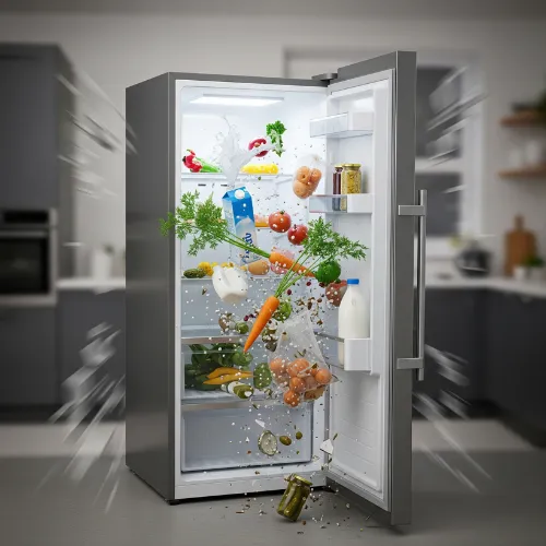 کاهش لرزش یخچال