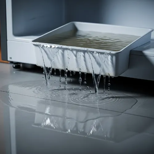 مشکل پر شدن سینی تخلیه یخچال ها