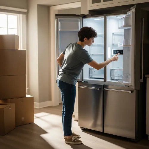 روشن کردن یخچال در جابجایی