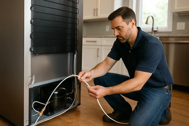 فرسودگی شیلنگ یخچال