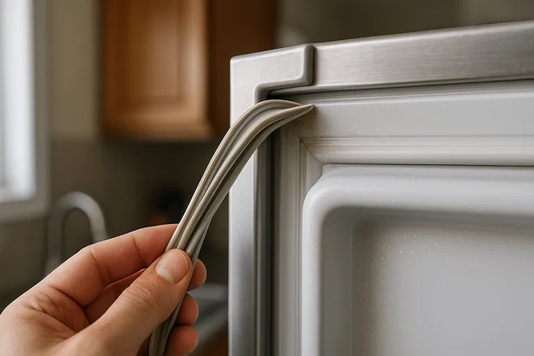 کنده شدن لاستیک درب یخچال