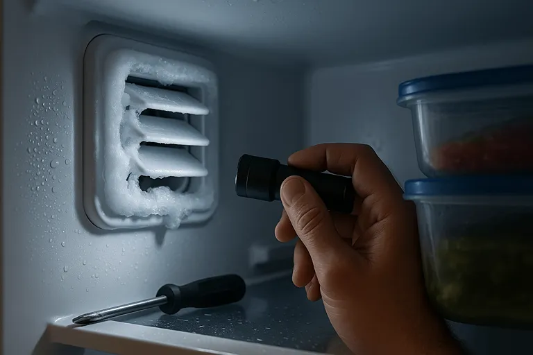 رفع مشکل بازنشدن دمپر یخچال