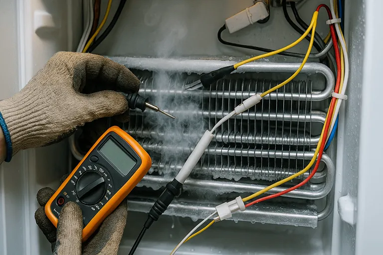 رفع ایراد المتن دیفراست یخچال فریزر