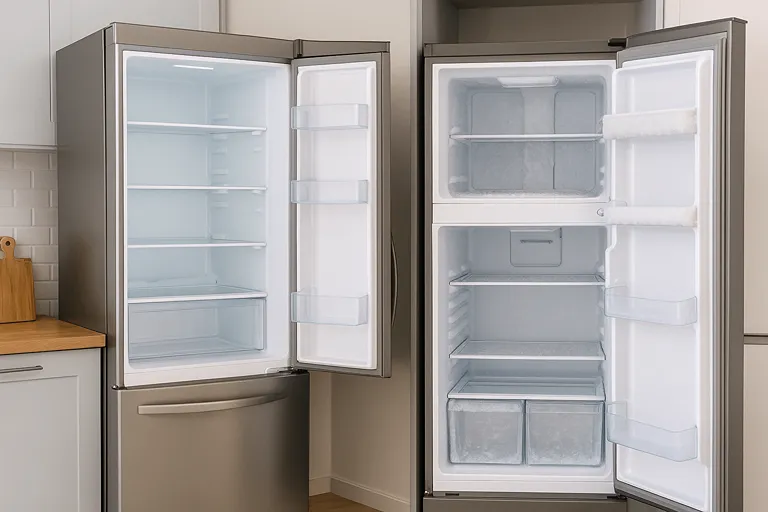 میزان مصرف برق یخچال برکف دار و بدون برفک