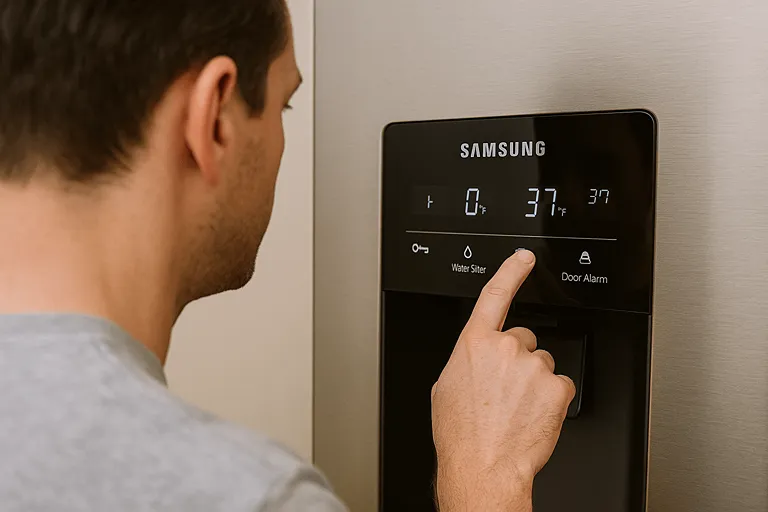 ریست کردن فیلتر یخچال