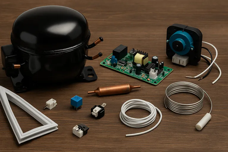 تشخیص قطعات اصلی یخچال از قطعات تقلبی