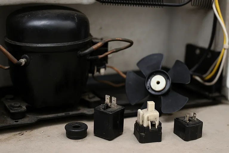 استفاده از قطعات فیک برای تعمیر غیر اصولی و دستکاری یخچال