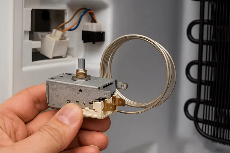 تعویض ترموستات یخچال با مدل های فیک