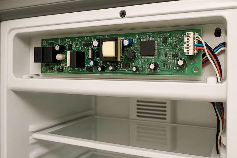 اختلال در برد الکترونیکی یخچال و ریست شدن آن