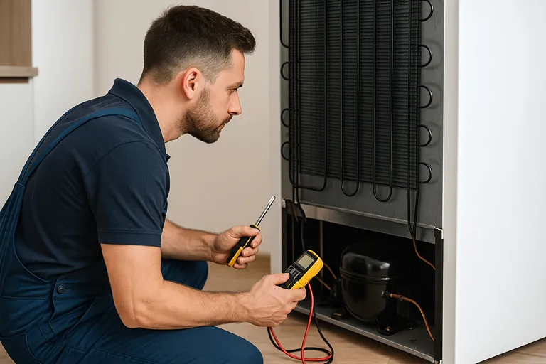 بررسی و عیب یابی یخچال برای برآورد هزینه رفع گرفتگی لوله مویی