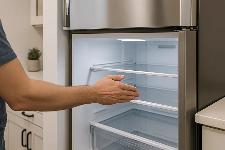 بررسی افت سرمای یخچال برای تشخیص گرفتگی لوله مویی