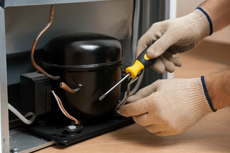 موعد تعویض کمپرسور یخچال