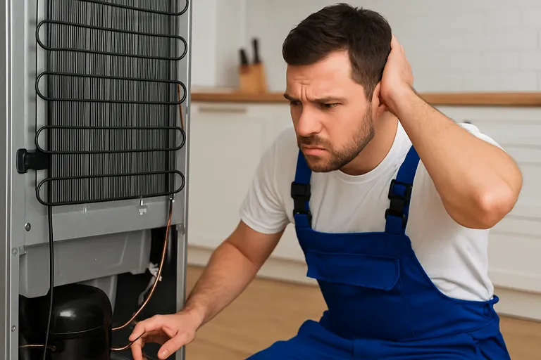 سر و صدای یخچال و زمان تماس با تعمیر کار